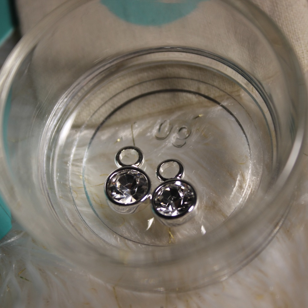 silver swarovski pendant charms